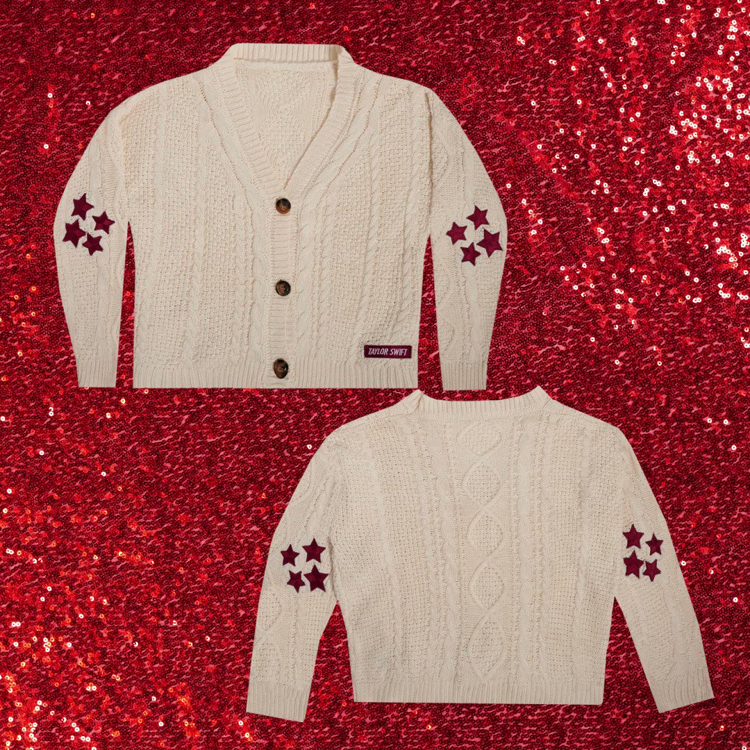 NEW Taylor Swift Red Cardigan Size XL/2XL - Rare Official