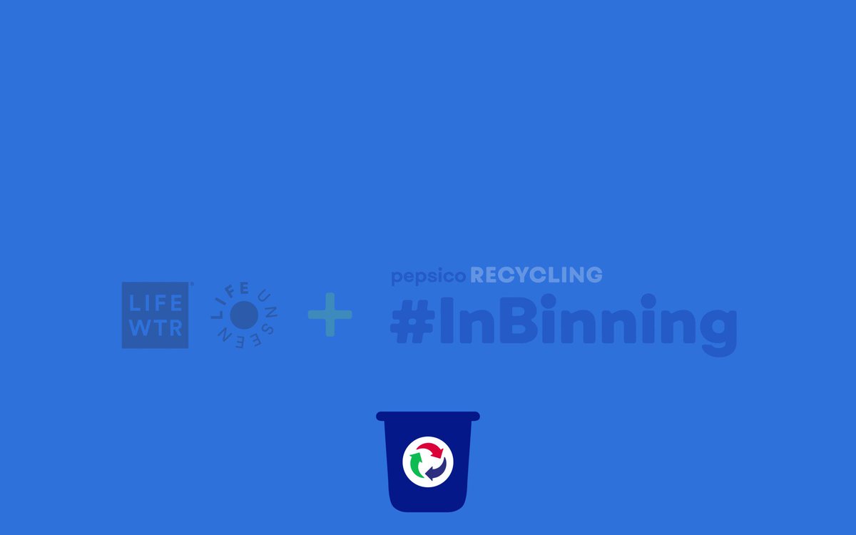We love promoting recycling as much as we do hydration. Make sure to get creative with your #InBinning #PepsiCoRecycling
