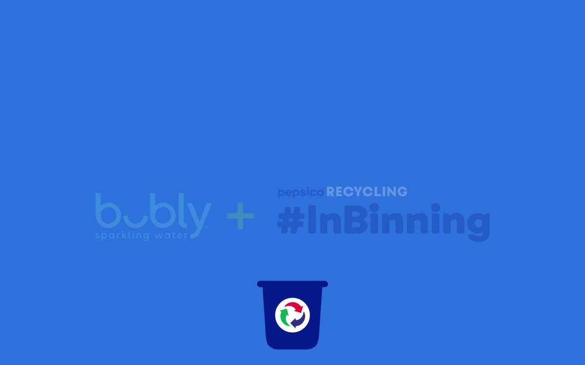 you know what’s better than an ice cold can of bubly? a can that makes it into the bin after 😁 reply with photos of how you recycle using #inbinning #PepsiCoRecycling