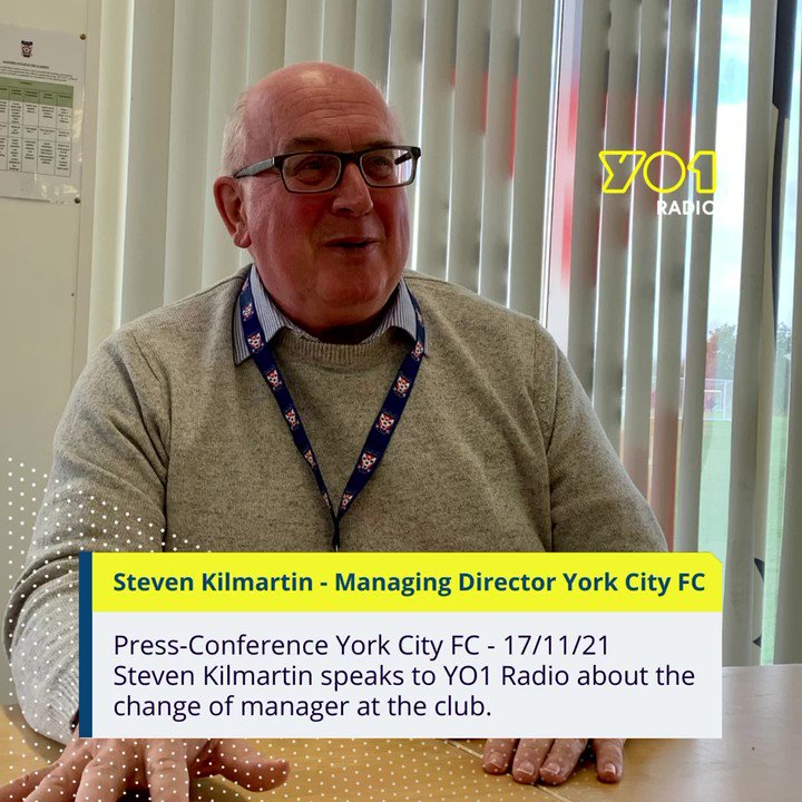 seré fuerte Automático conjunción YO1 Radio on Twitter: "We also caught up exclusively with Managing Director Steven Kilmartin @YorkCityFC on what his thoughts are behind the new change at the club. ⚽️ Good luck to Steven seré fuerte Automático conjunción YO1 Radio on Twitter: "We also caught up exclusively with Managing Director Steven Kilmartin @YorkCityFC on what his thoughts are behind the new change at the club. ⚽️ Good luck to Steven