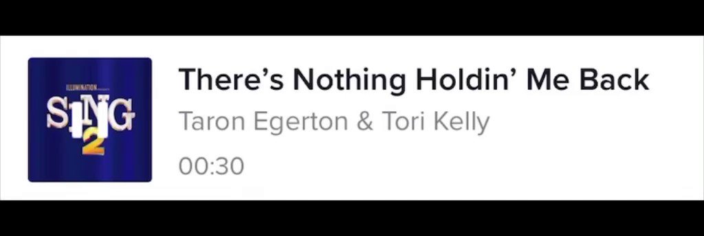 Clip of Tori Kelly and Taron Egerton covering Shawn Mendes’ “There’s Nothing Holding Me Back” from the #Sing2 Official Soundtrack https://t.co/uiWh4fU05n