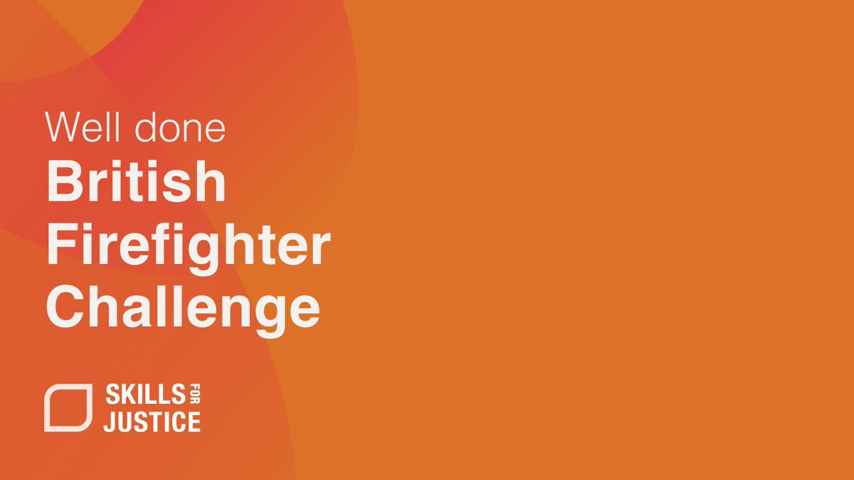 Thank you @Skills_Justice , without your support like many of our sponsors, the event would simply not take place. Welcome to the British Firefighter Challenge family… 👩🚒 👨🏼🚒 🚒