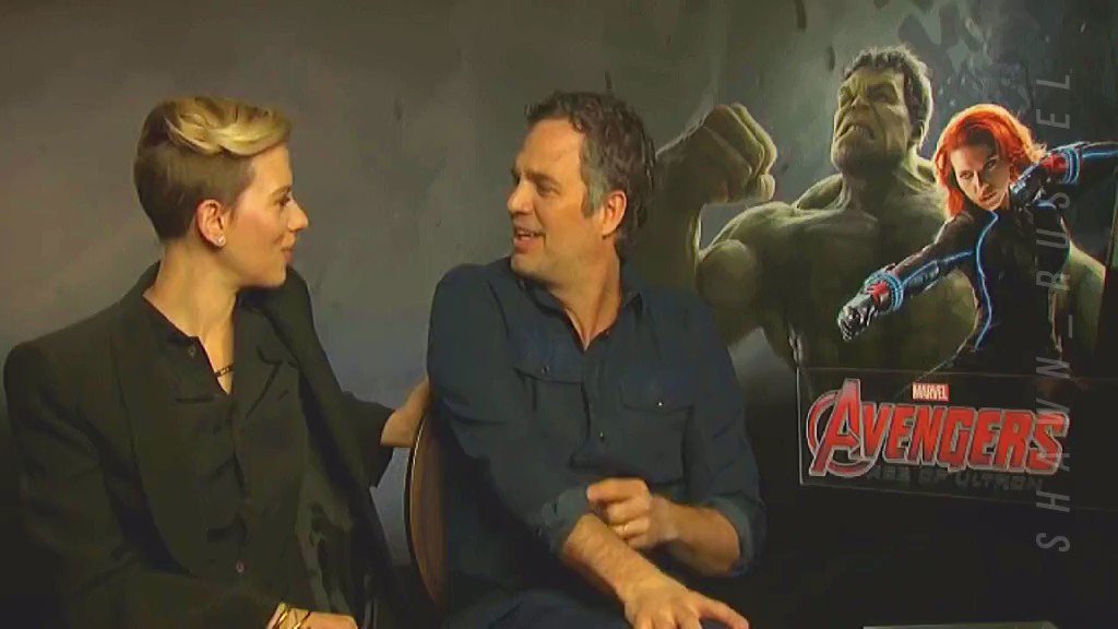 Happy Birthday to Mark Ruffalo and the beautiful Scarlett Johansson    