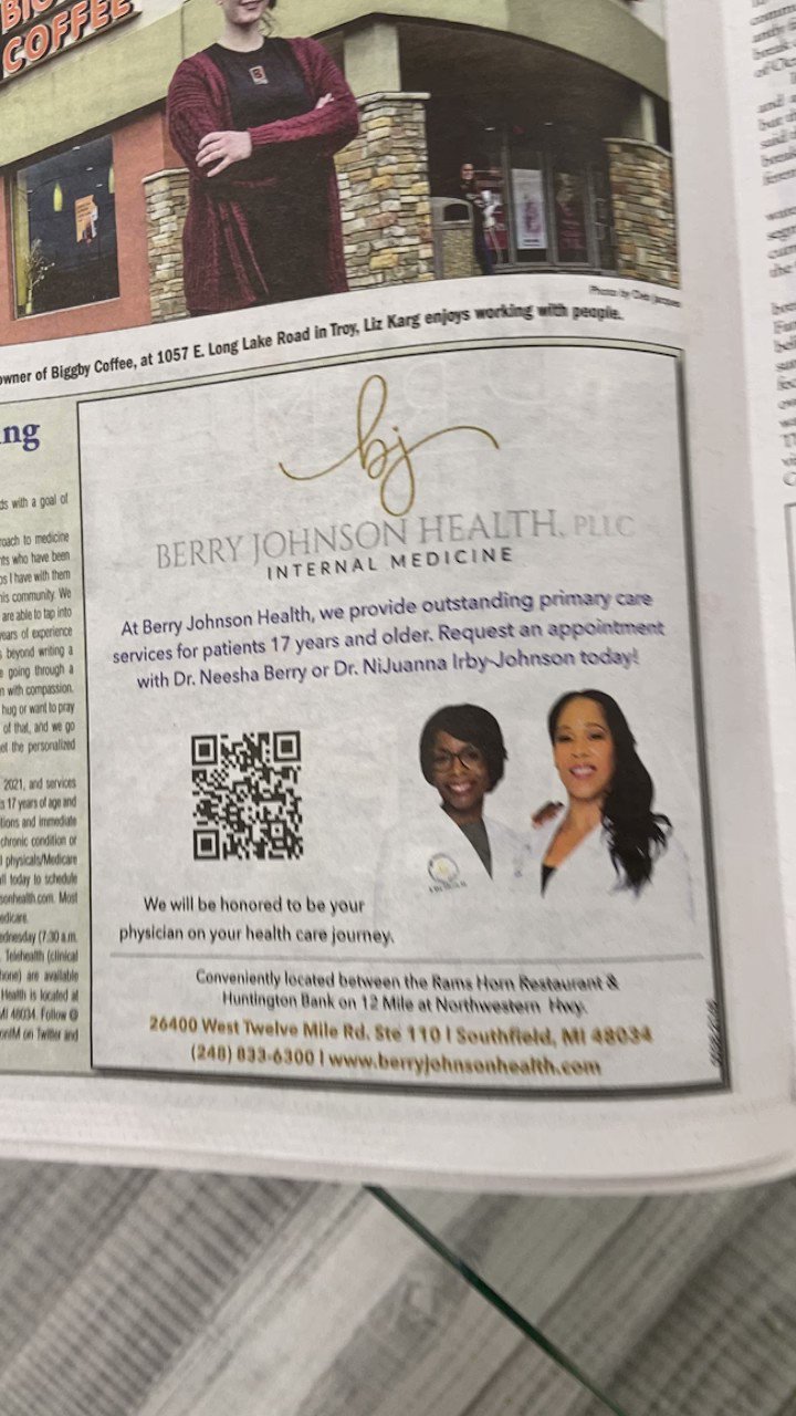 Berry Johnson Health (BerryJohnsonIM) / Twitter