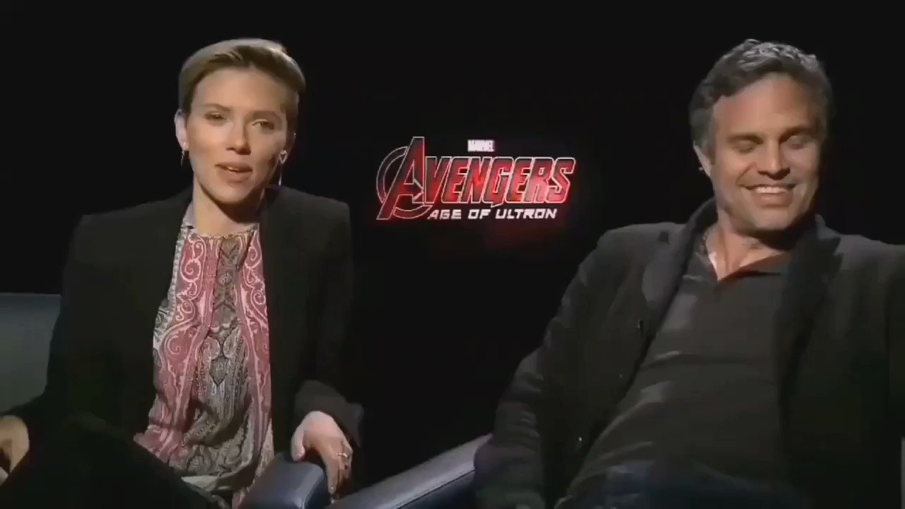 Happy birthday to Scarlett Johansson and mark ruffalo 