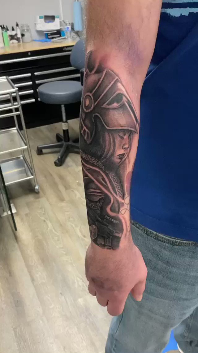 IronSmithy on X: "Here is the new Tattoo for those who haven't seen it! They are not on Twitter but check out LanceKingTattoo on instagram he is the amazing artist! And