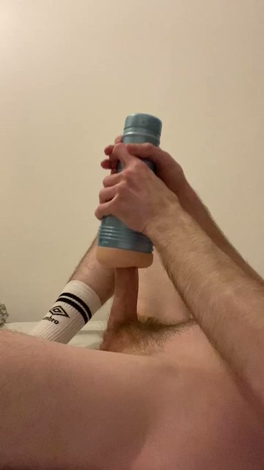Watch me get verbal as I use my fleshlight and wank my dick. 

Full video, including me blowing my load
