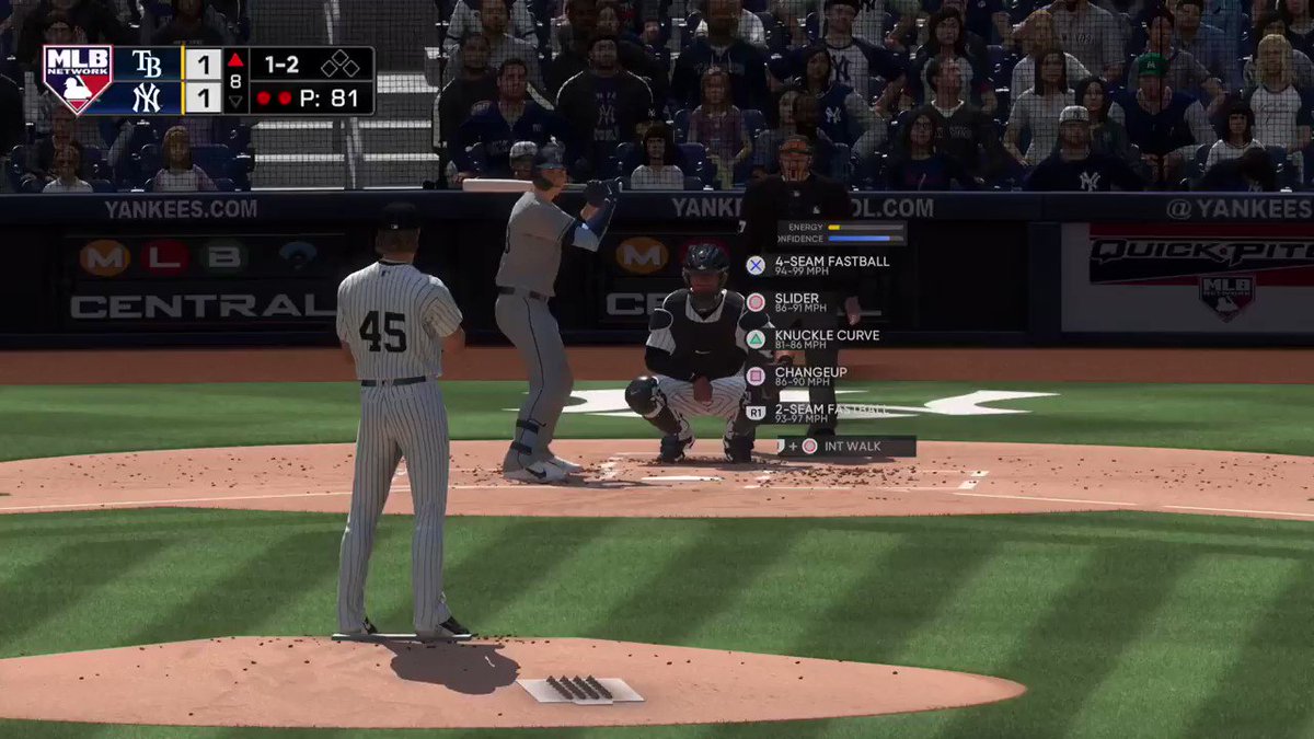 #PS5Share, #MLBTheShow21 Gerrit Cole gives up one run through 8 solid innings before handing over the ball to the bullpen, Yankees go on to win 2-1 https://t.co/GU1kxfOAbM
