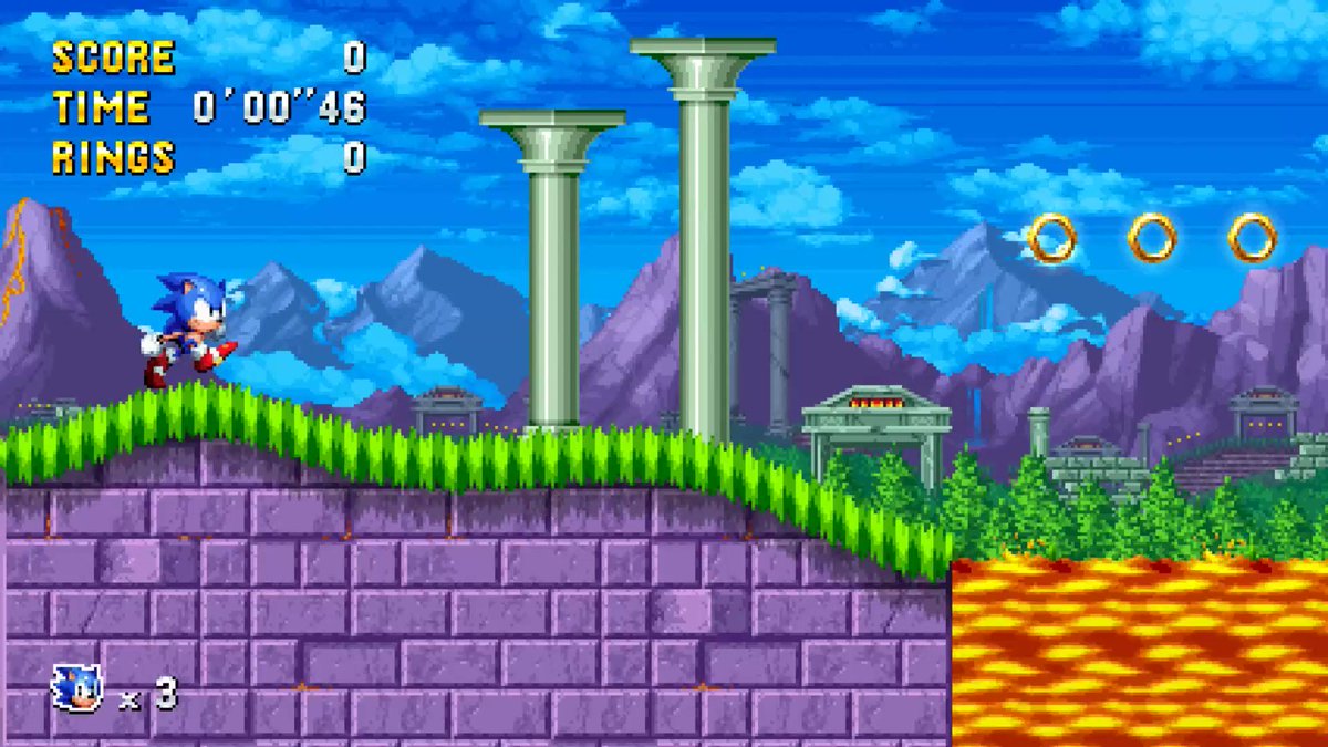 Sonic Studio (fan game) on X: Green Hill's lookin' a lot more