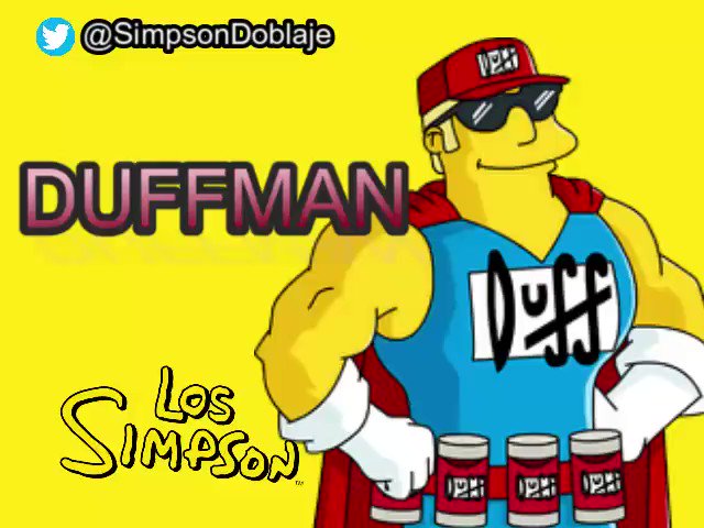 SimpsonDub🎙(Doblaje de Los Simpson) on Twitter: "🗨 ¡OH SÍ! [leer con voz  de DUFFMAN] Aunque es inimaginable leer esa frase sin la voz de @DavidGarV,  lo cierto es que Duffman tuvo 2