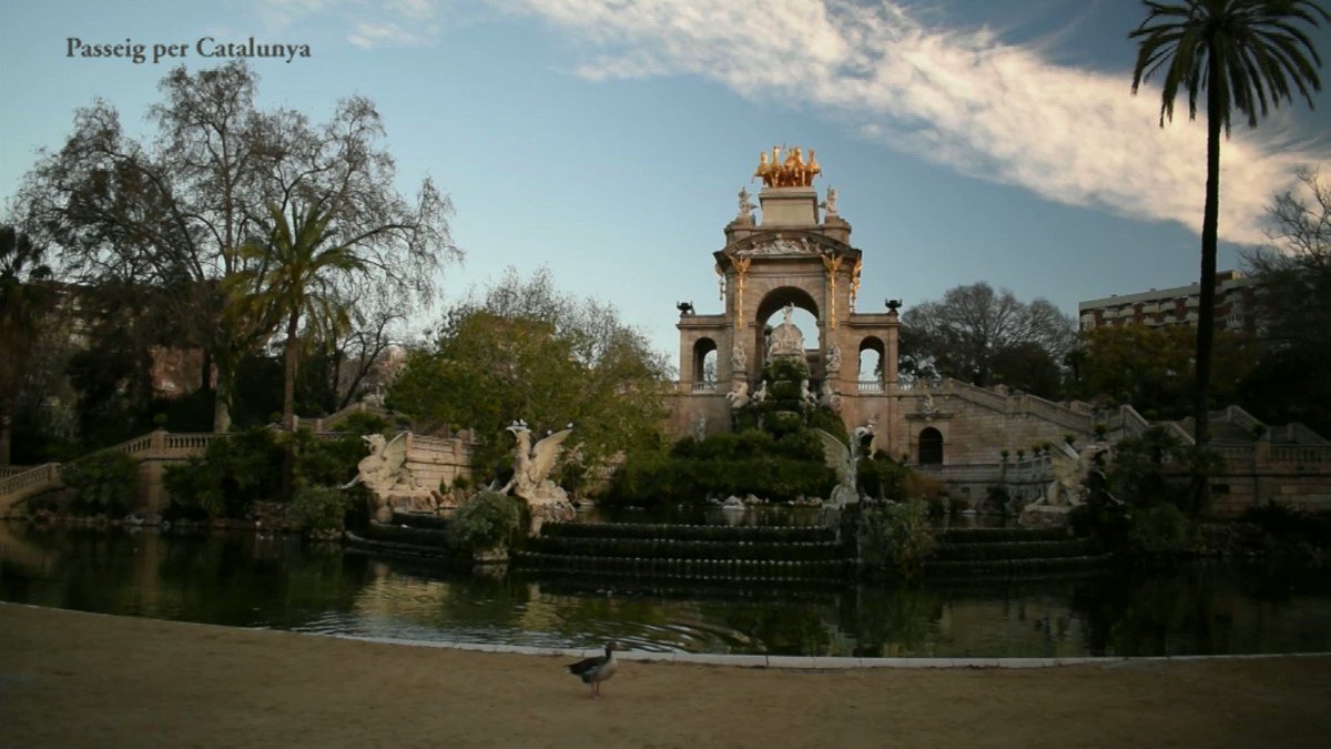 世界有数の観光都市・バルセロナも早朝は静かだ。大きな市民公園で散歩やジョギングをする人とすれ違う。日常生活が感じられる時間。 Full video https://t.co/qE7MVdhnZ