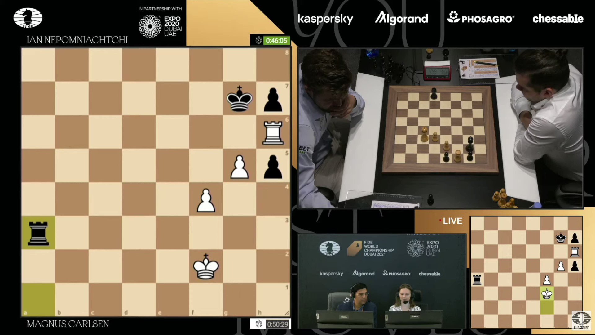 International Chess Federation on X: Game 2 of the Open