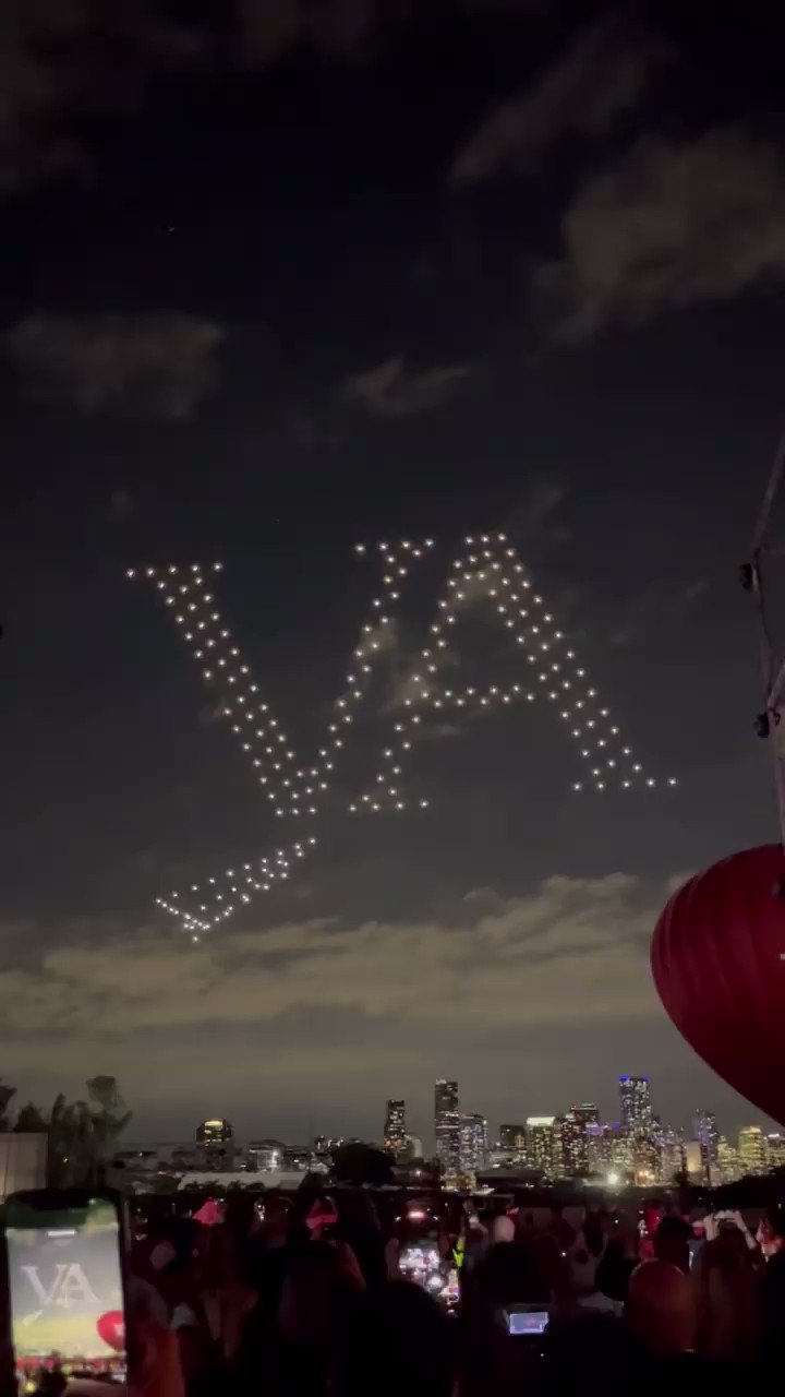 i-D on X: VIRGIL WAS HERE Drone display in Miami last night. ✈️   / X