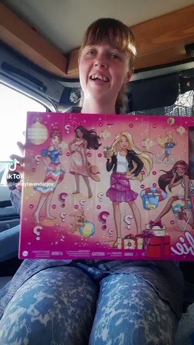 Day 1 of opening my first ever advent calendar 

#holidayseason #AdventCalendar #Day1 #Barbie #vanlife