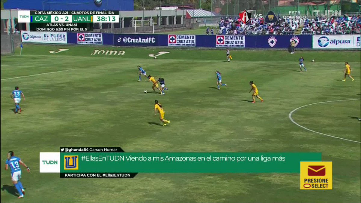Cruz Azul 0 - 3 Tigres Femenil
