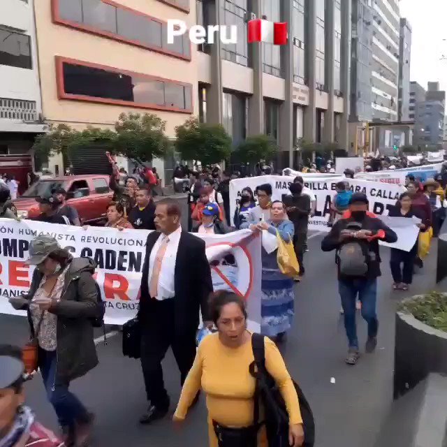 RT @aginnt: Peru joins the world and marches this weekend against COVID mandates. https://t.co/tb0R6oOz5O