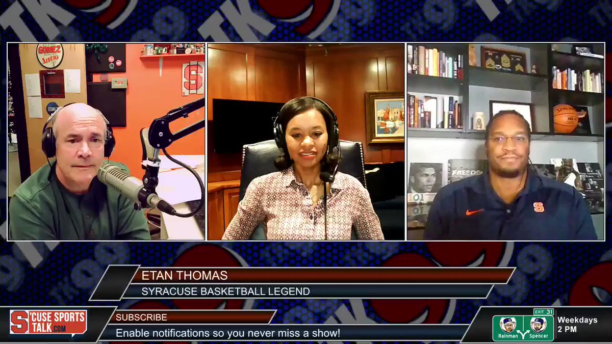 The grandfather of Syracuse basketball legend @etanthomas36 was a paratrooper during the Korean War.

Jumping out of planes was not something the two of them had in common.

We're more down to Earth on Gomez & Co. Weekdays 6-10A on https://t.co/lhh0tvGqIe & 99.5 FM in Syracuse! https://t.co/CXzCS0PzuC