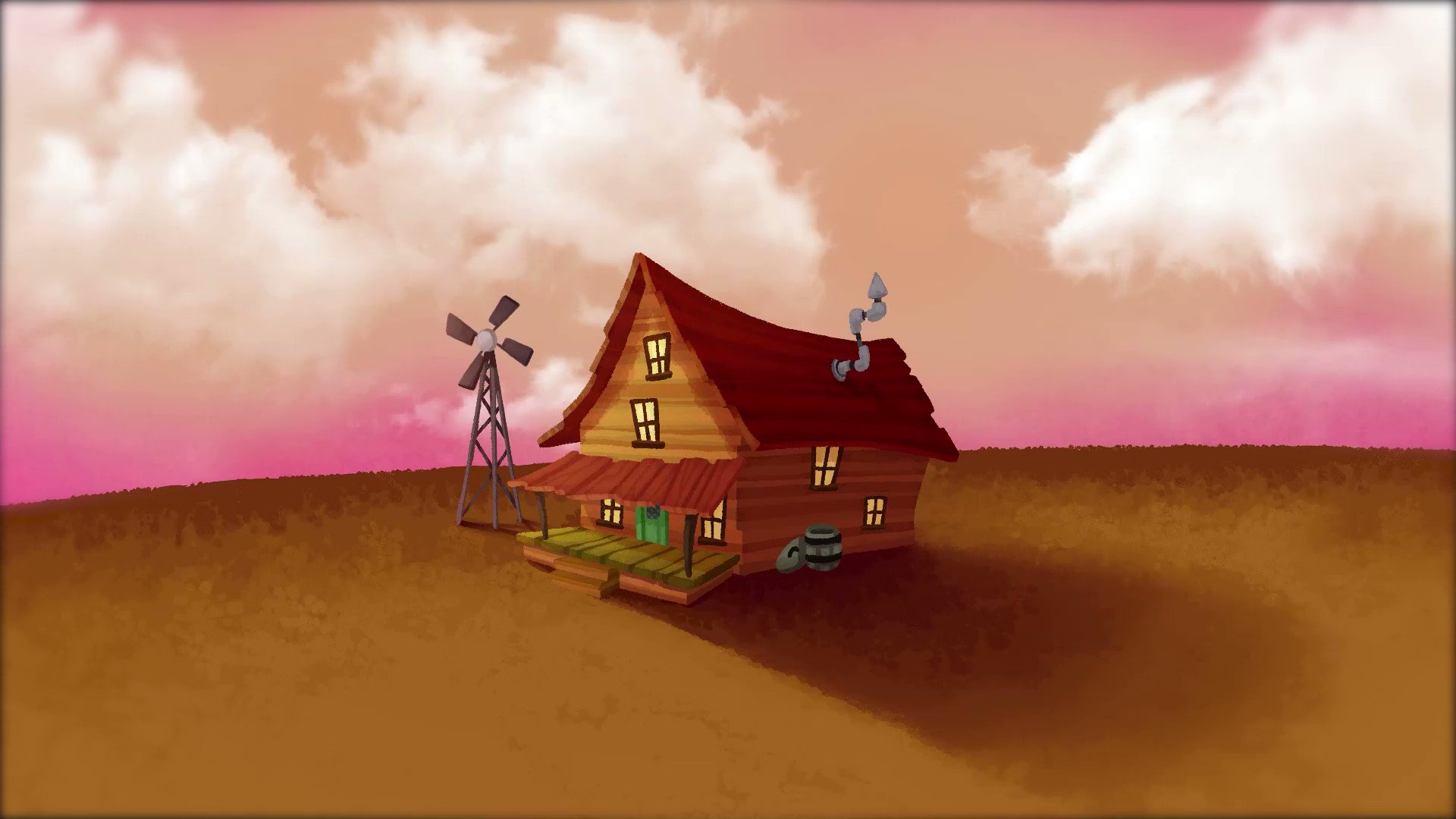 courage the cowardly dog house