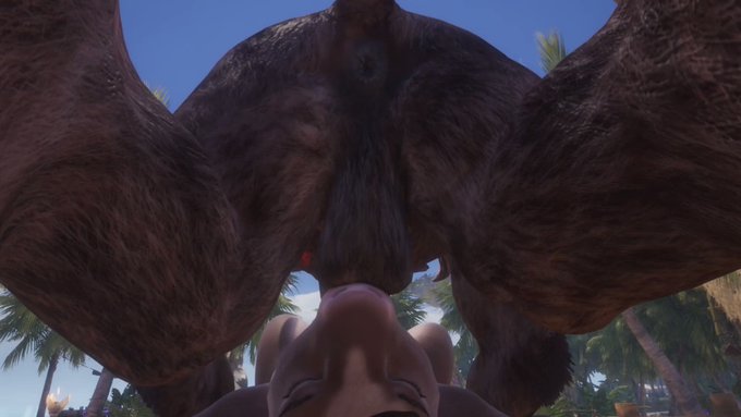 Beautiful female cow (Tali) gets bred by a strong male minotaur (Grok) in this latest animation!

[Some