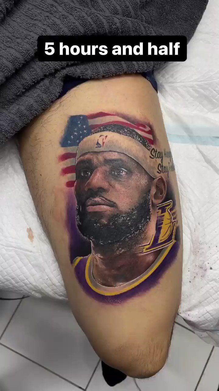 彫師 Kt 仙台タトゥー東京 レブロンジェームズのポートレートの仕上がり動画 Kt信者 Ktink Tattoo タトゥー 刺青 栗原市 仙台 仙台タトゥー 宮城タトゥー 宮城 東京 Nba Lebronjames Lakers レブロンジェームズ バスケット No6 King