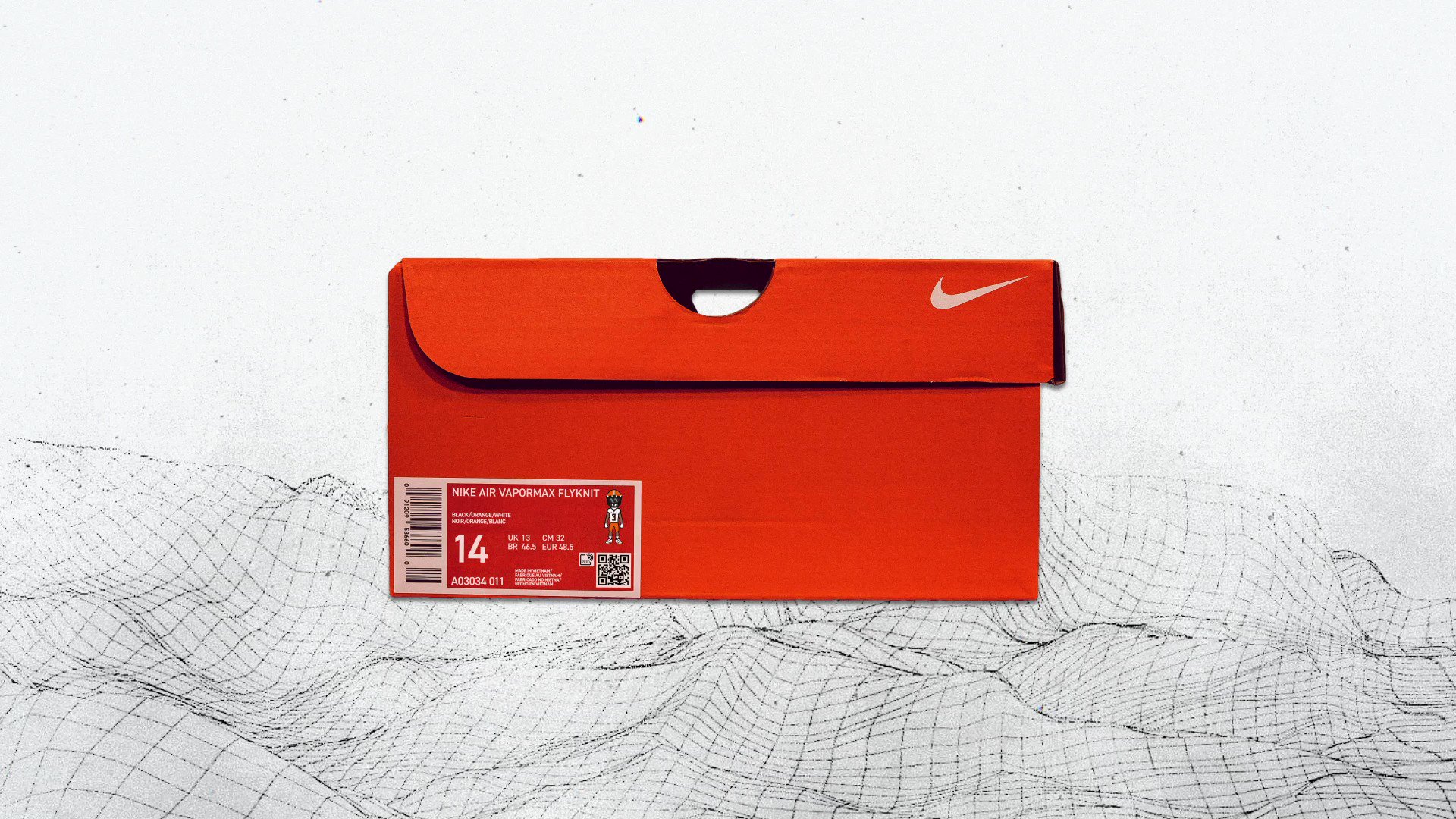 Vapormax blanche cheap orange