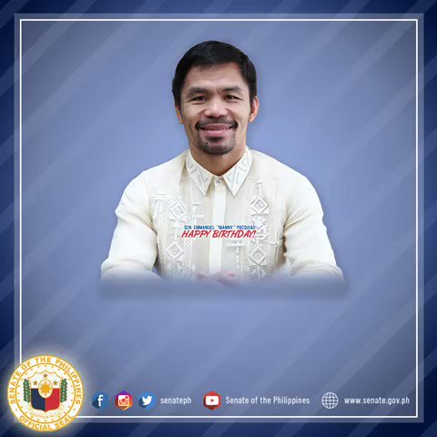 Happy Birthday Sen. Manny Pacquiao! 