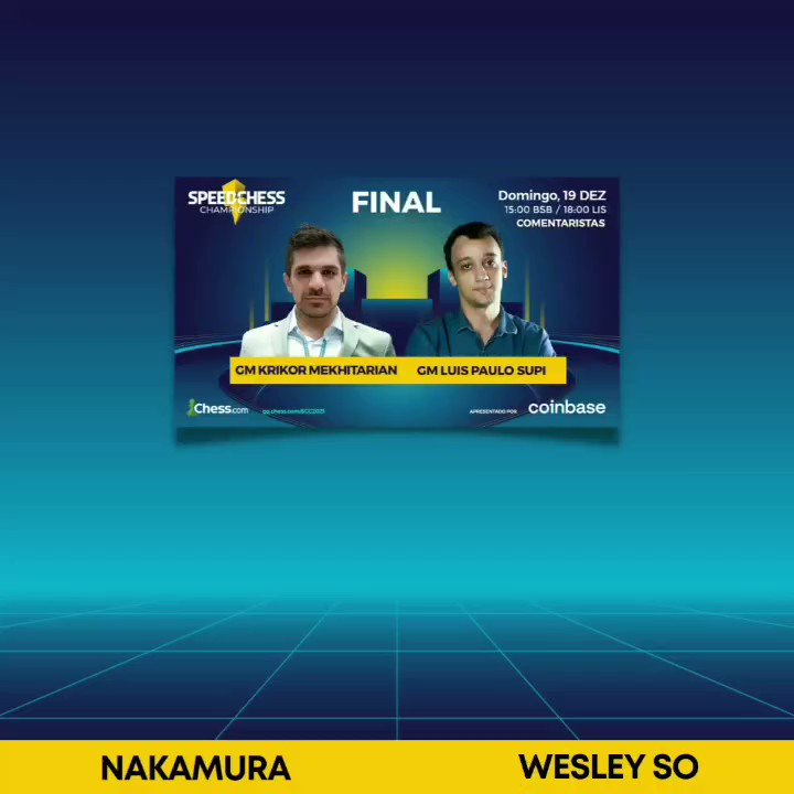 🏆 SCC 2020 🇺🇸 Hikaru NAKAMURA 🤝 - Chess.com - Português