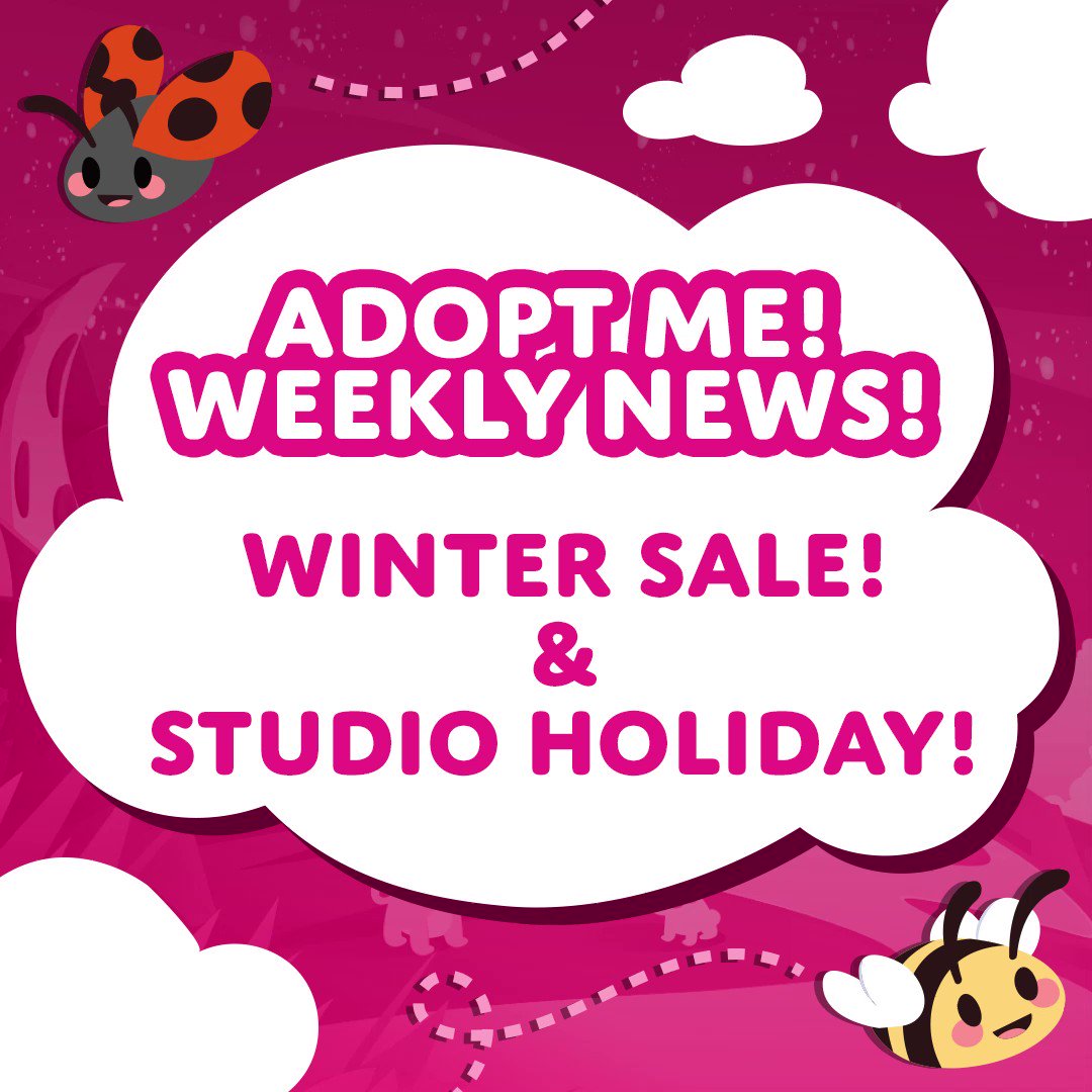 Adopt Me! on X: ❄️ Winter Sale is coming tomorrow! ❄️🐼 🕗8AM PT 🕚11AM ET  🕓4PM GMT (google '8AM PT local time' to find out what time it'll be for  you!)  /