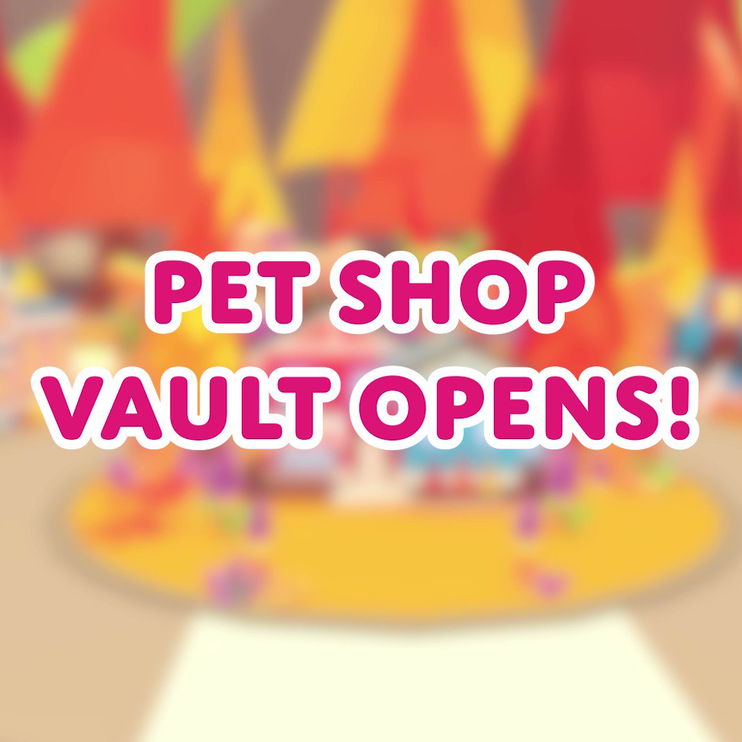 Adopt Me! on Twitter "Have you ever been in the Pet Shop vault? It
