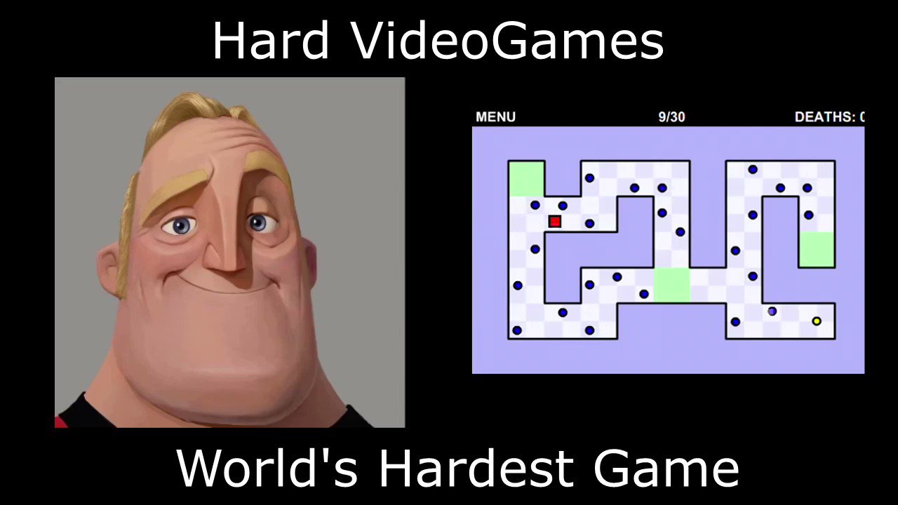 SuperWiiBros08 on X: Hard Video Games be like Mr. Incredible