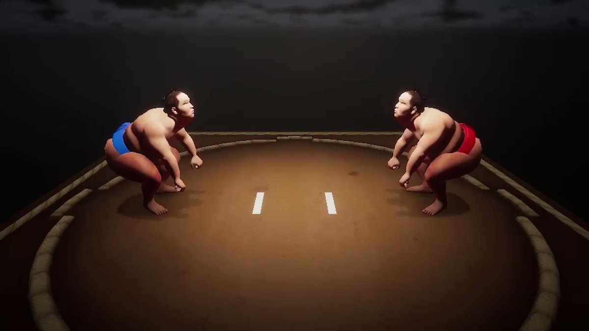 新時代の相撲ゲーム Unreal Sumou が無料配信スタート 空から降ってきたぐにゃぐにゃ力士がはっけよい 巨漢同士でびくんびくん ゲーム エンタメ最新情報のファミ通 Com