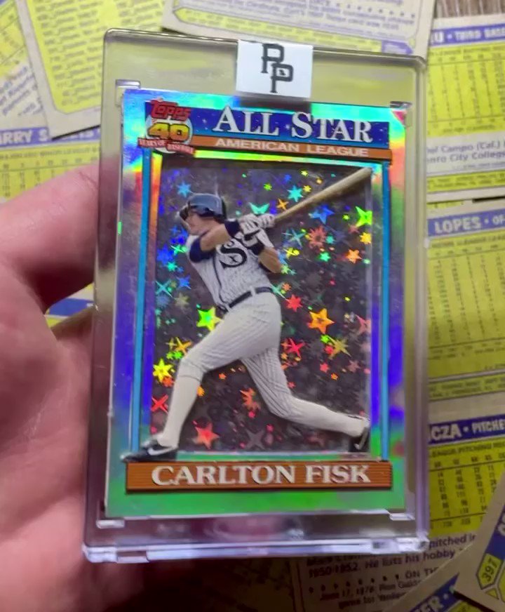 Happy Birthday, Pudge! Introducing a dual sided 1/1 of Carlton Fisk! 