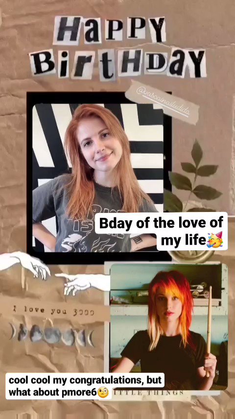 Happy Birthday Hayley Williams 33rd 