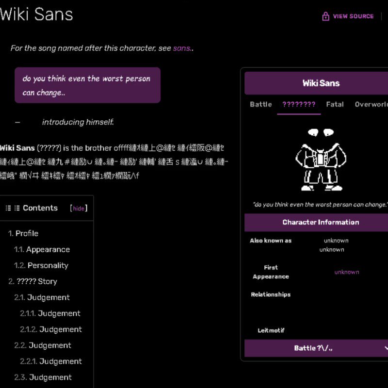 LethalTale!Sans, The New CorrectTale Wiki