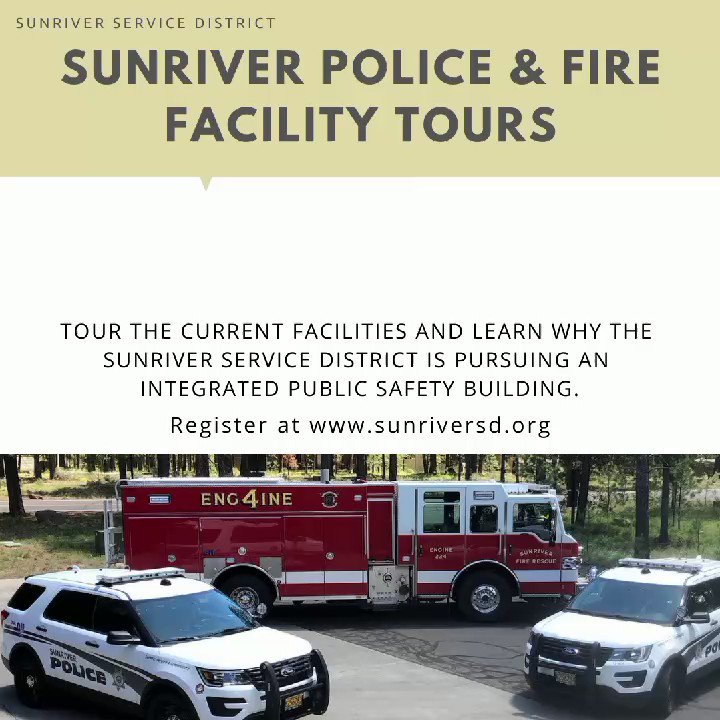 There's still room to join us on a tour today, December 29 from 1pm-2pm, and learn why the Sunriver Service District is pursuing an integrated police and fire facility. Register at https://t.co/soooy25CiN.  Looking forward to seeing you! https://t.co/Smhul61xMo