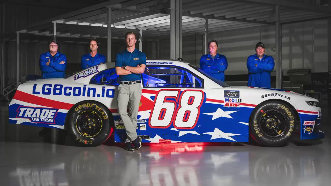 Brandon Brown I M Excited To Welcome Lgbcoin Io Aboard My No 68 Chevrolet Camaro As Our 22 Nascar Xfinity Series Full Season Primary Partner Press Release T Co Ywfkonk8vo T Co S8pkfctnvd Twitter