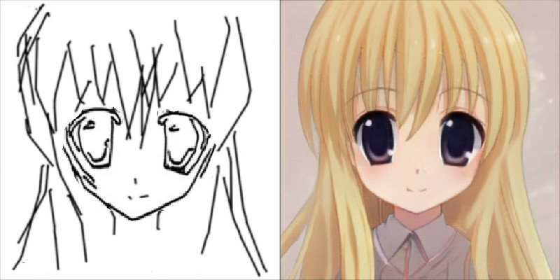 高坂 スケッチからイラストをリアルタイムで自動生成する実験をしています これまで全く絵を描いたことがない人でも それなりのクオリティのイラストを短時間で描けるようになればいいなと考えています 次はパラメータスライダーを追加して 描いた後に 高坂 スケッチからイラストをリアルタイムで自動生成する実験をしています これまで全く絵を描いたことがない人でも それなりのクオリティのイラストを短時間で描けるようになればいいなと考えています 次はパラメータスライダーを追加して 描いた後に