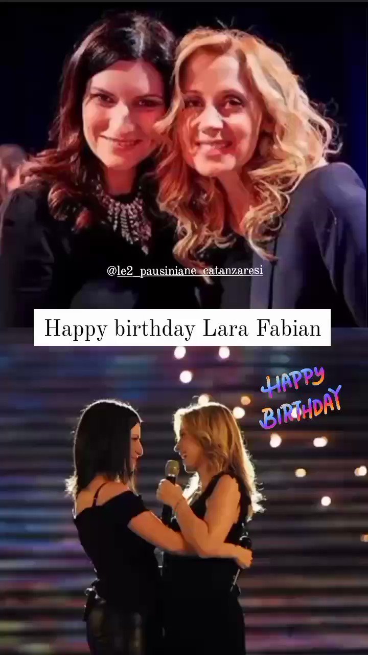 Happy birthday Lara Fabian     
