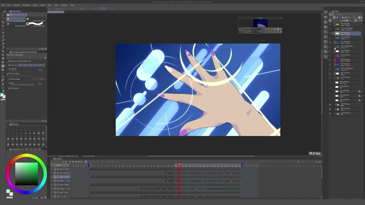 CLIP STUDIO PAINT on Twitter "In his latest video, Volta Bass