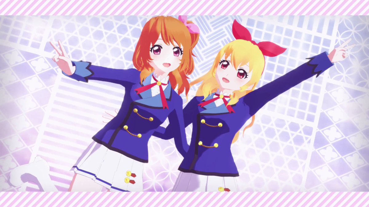 アイカツ LINE イリュージョン スノーイリュージョン 星宮いちご 大空あかり アイカツ LINE イリュージョン スノーイリュージョン 星宮いちご