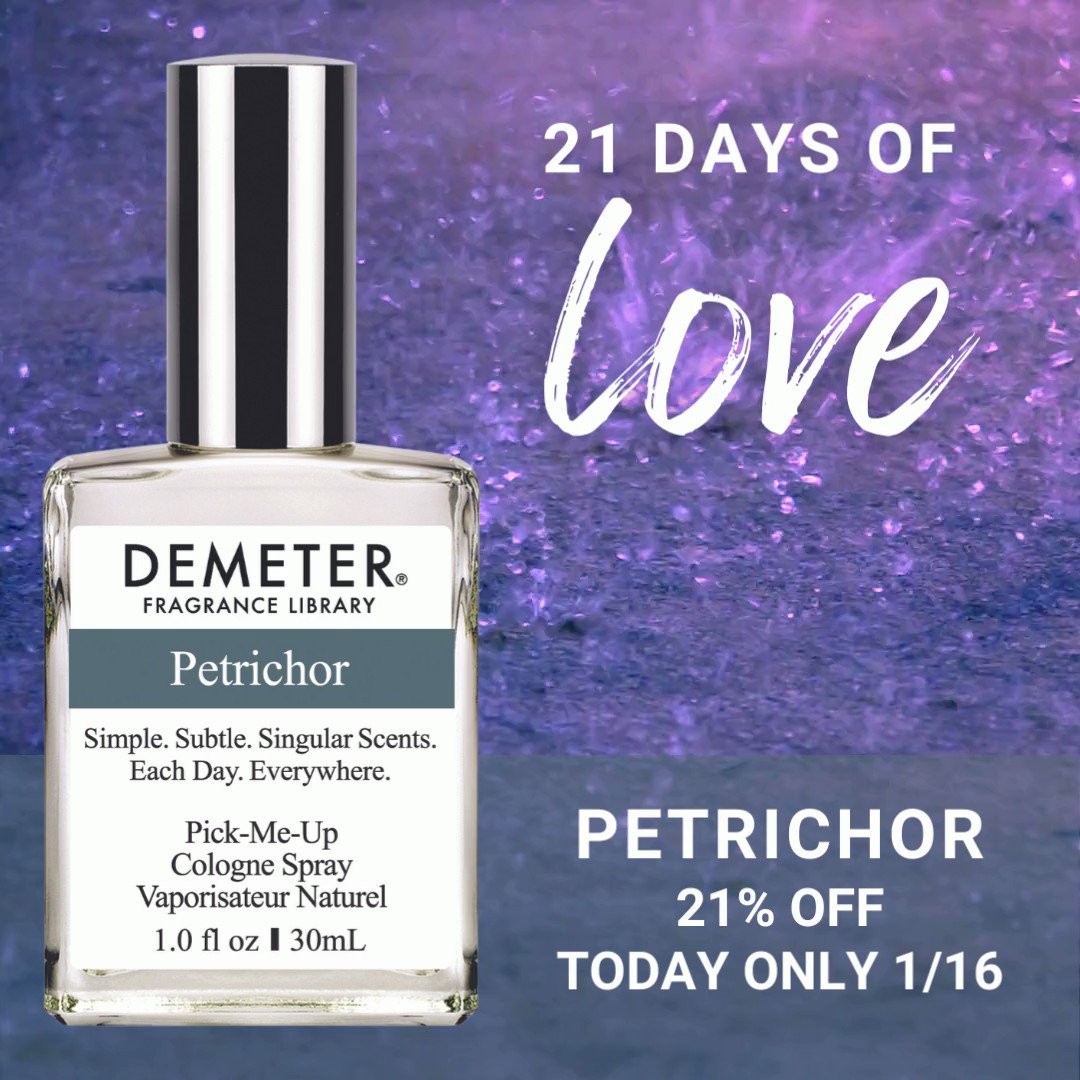 Demeter fragrance petrichor hot sale