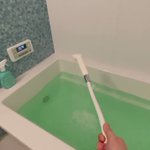 最近のマイブーム!水圧の高いシャワーで出来るうねうね!