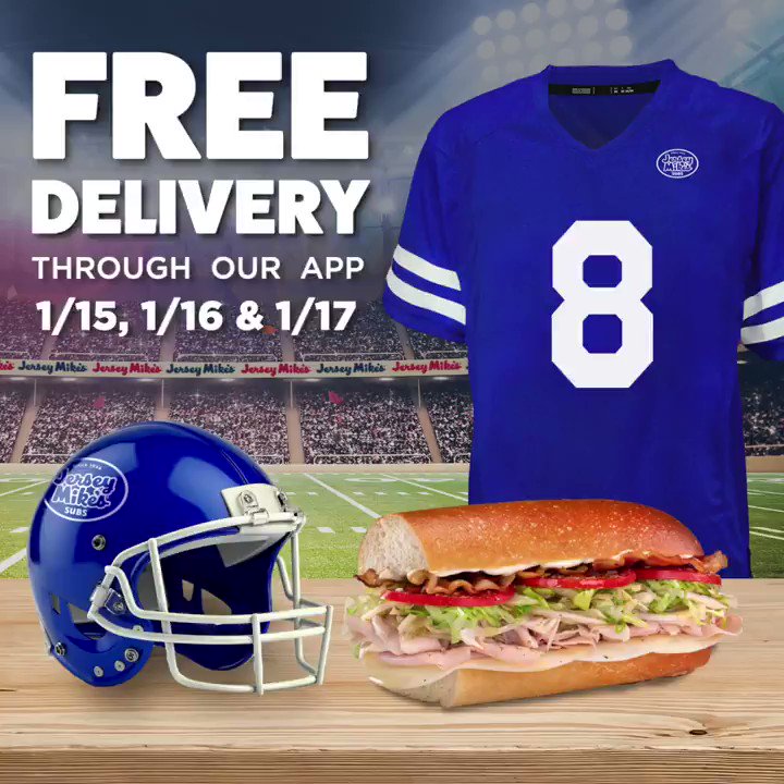 Free delivery cheap jersey mike's