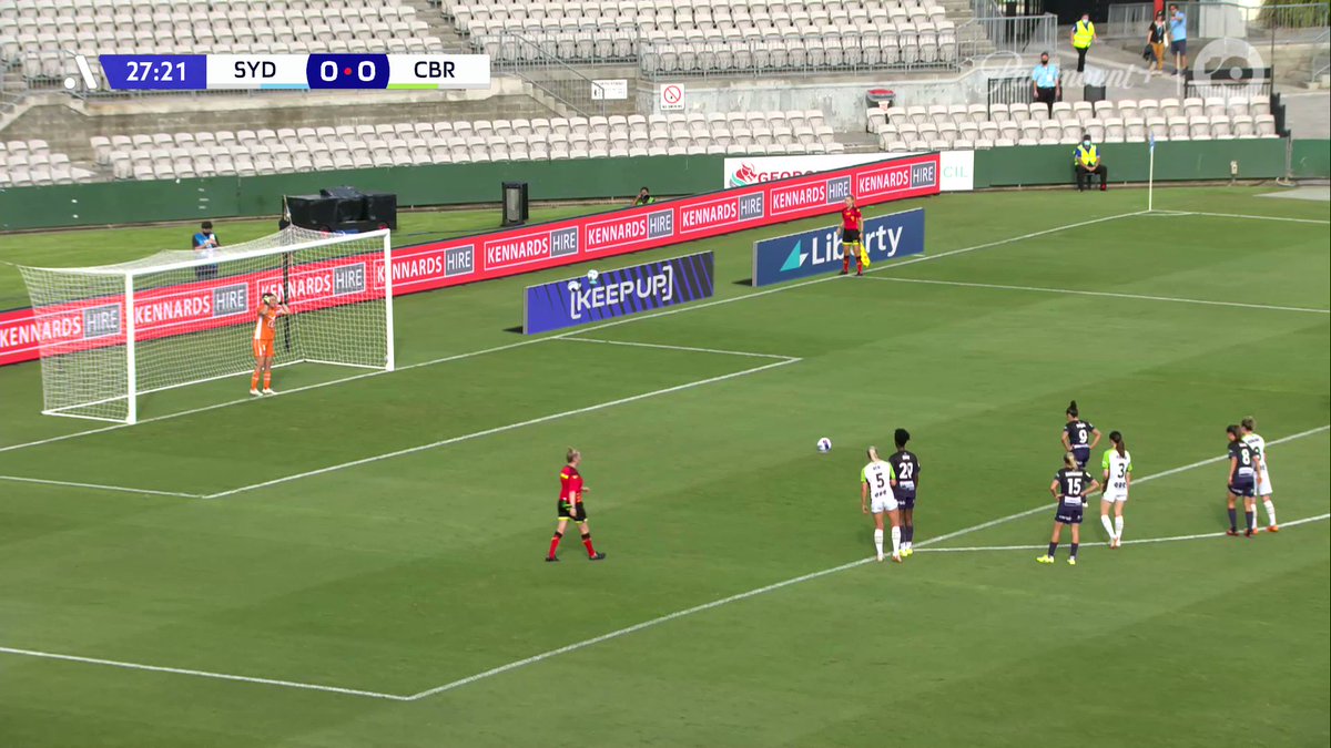 After being fouled in the box, María Rojas steps up to calmly slot the penalty as @SydneyFC  go 1⃣-0⃣up. 

Follow Live:  #WeAreALeagues @LibFinancial