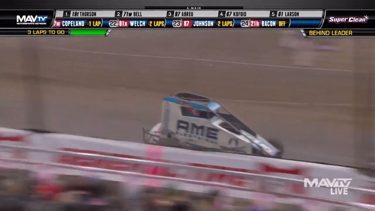 MAVTV on Twitter "Tanner Thorson is your 2022 Lucas Oil Chili Bowl