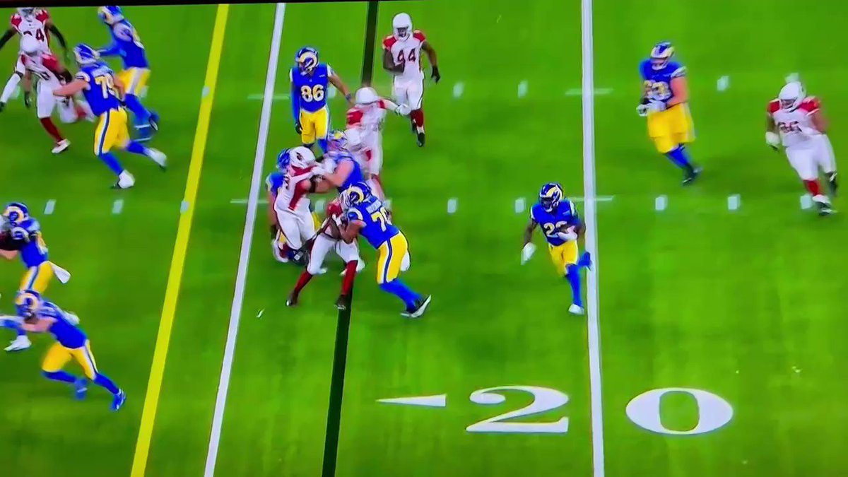 RT @SwishyMc: Causally kills a man and tells him to stay down
#AZvsLAR #NFL https://t.co/Dc6LJzNH2O