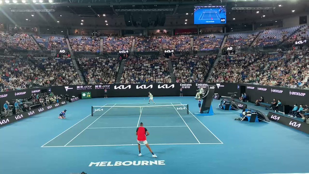 Most entertaining? NK &gt; everyone else@NickKyrgios celebrates winning these kind of points like he just hit a game winner in March Madness. Absolutely electric. 