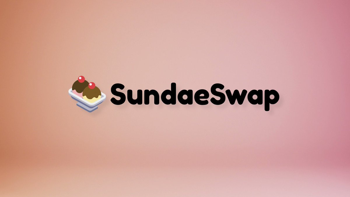 Lets Go @SundaeSwap 🦾🔥

#SundaeSwap #Cardano #altcoins #amazing #ada #blockchain #web3 
