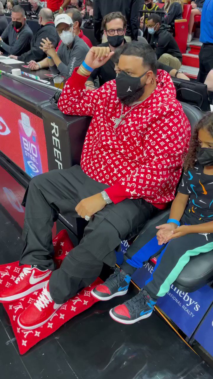 DJ Khaled Puts his Air Jordan Sneakers on Pillow at NBA Game - Sports  Illustrated FanNation Kicks News, Analysis and More