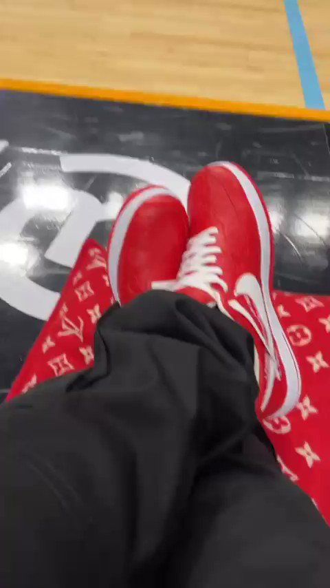 Complex Sneakers on Instagram: @DJKhaled really brought a matching pillow  for his LV AF1s 😂